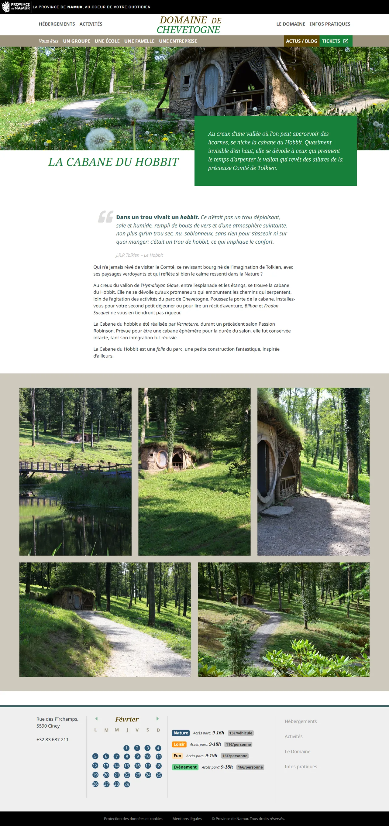 Domaine de Chevetogne : Un lieu du parc