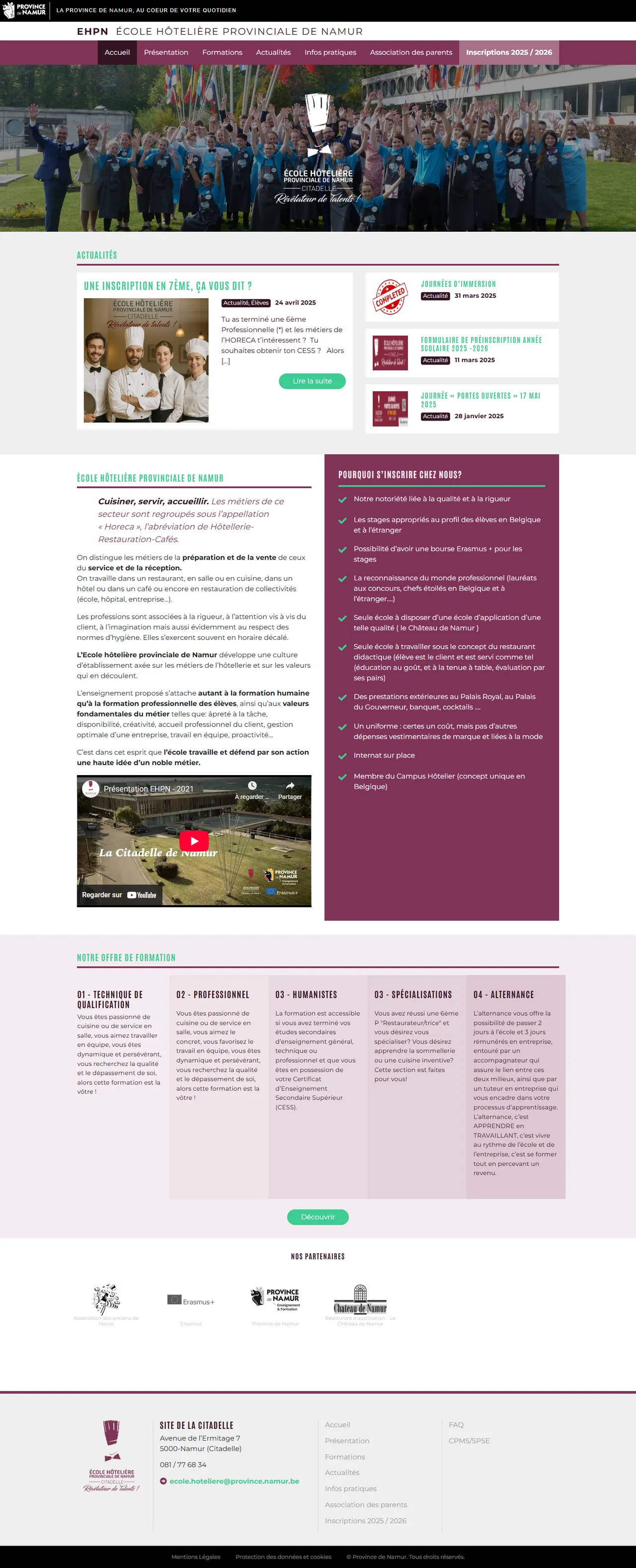 EHPN : Accueil