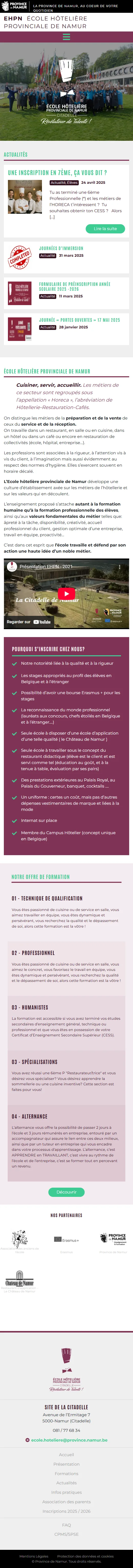 EHPN : Accueil